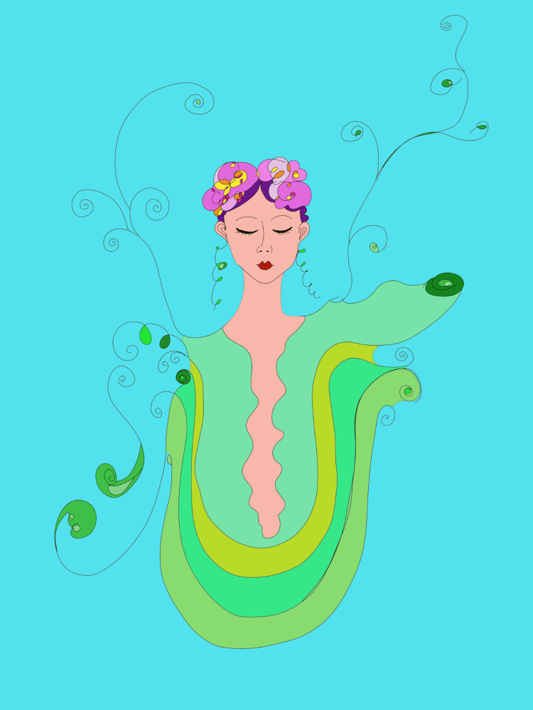 Digital artwork by Leila Guseinova