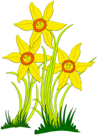 Yellow flowers with smiling faces