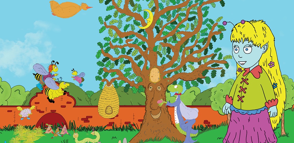 All the characters in the garden